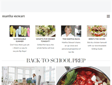 Tablet Screenshot of marthastewart.com